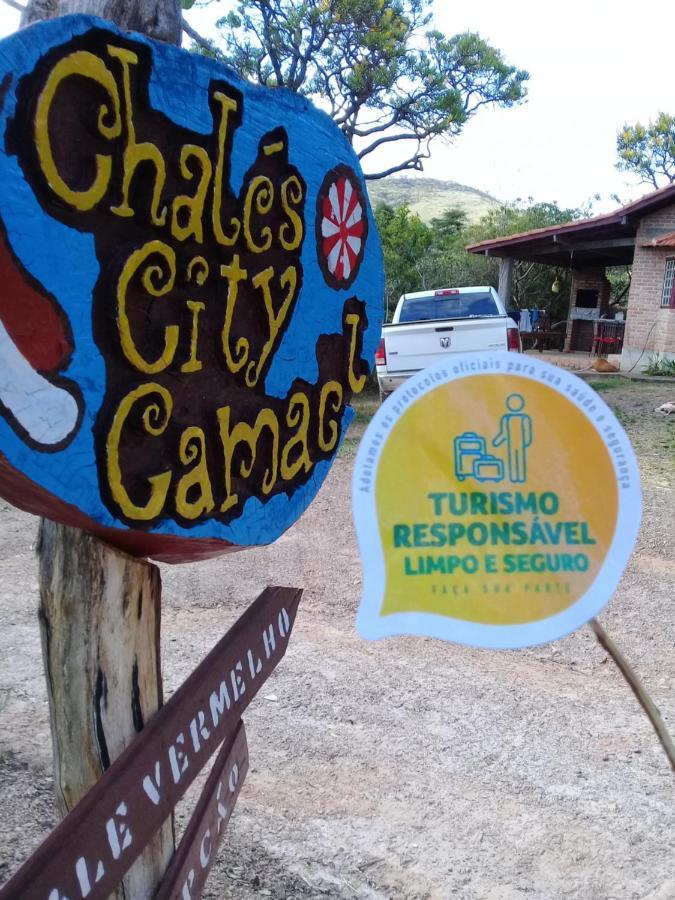 小木屋城市卡麦尔旅馆 São Tomé das Letras 外观 照片